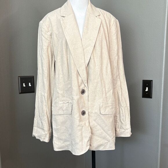 A New Day Beige Women's Blazer - Picture 2 of 5